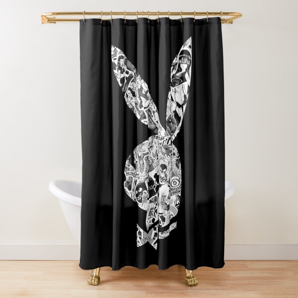 Playboy Bunny Shower Curtains | Redbubble