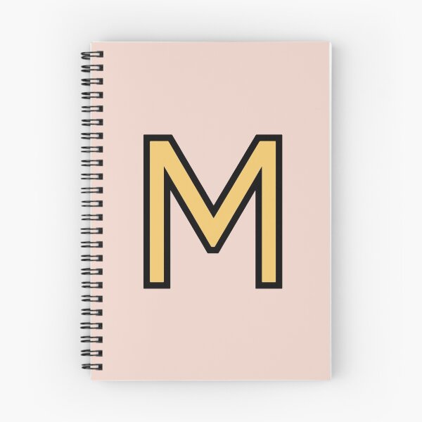 Item preview, Funky Yellow Letter M designed and sold by D-Spot Shop.