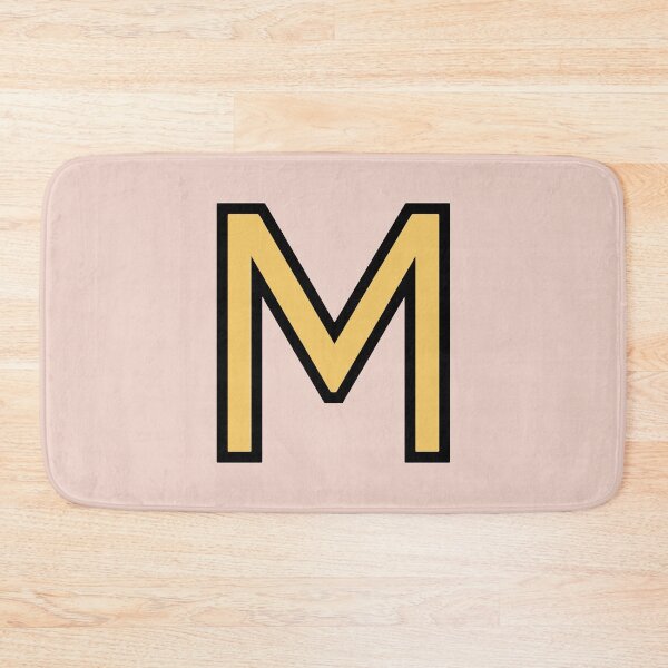 Item preview, Funky Yellow Letter M designed and sold by D-Spot Shop.