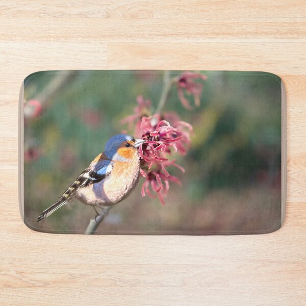 Item preview, Chaffinch on Witch Hazel Tree designed and sold by Alisonchambers2.