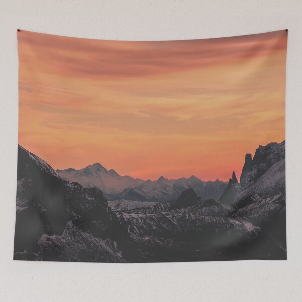 Item preview, Landscape of Mountain and Sunrise designed and sold by Iridescent Store.