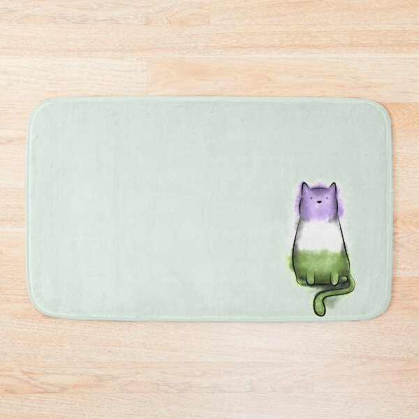 Item preview, Genderqueer pride cat designed and sold by Scarlet Sung.