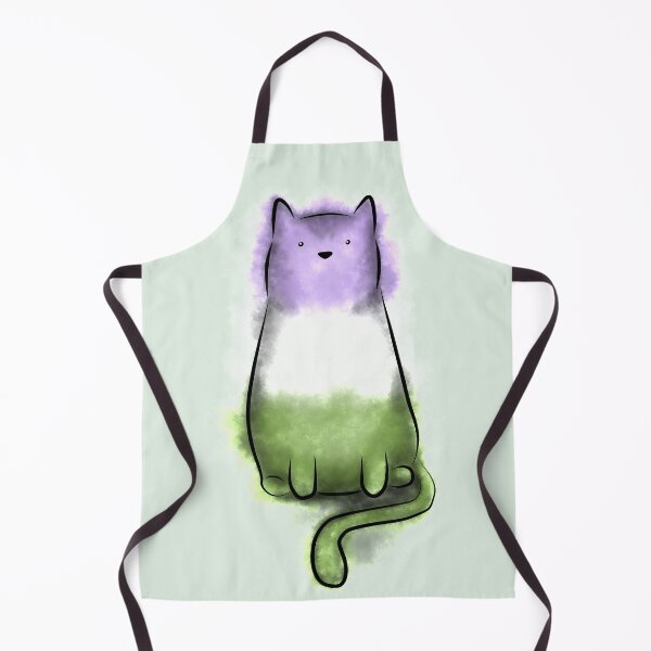 Item preview, Genderqueer pride cat designed and sold by Scarlet Sung.