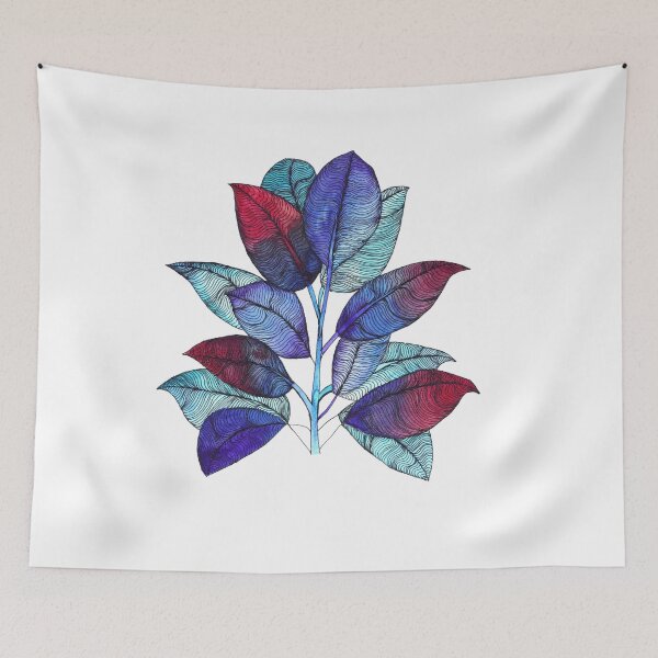 Item preview, Line Art and Watercolor Leaves designed and sold by RubatoArts.