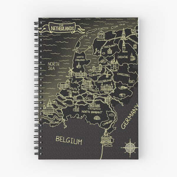 Item preview, Fluorescent Glowing Map of The Netherlands  designed and sold by Sheridan T.