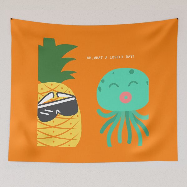 Item preview, Pineapple Octopus designed and sold by TheGoToStore.