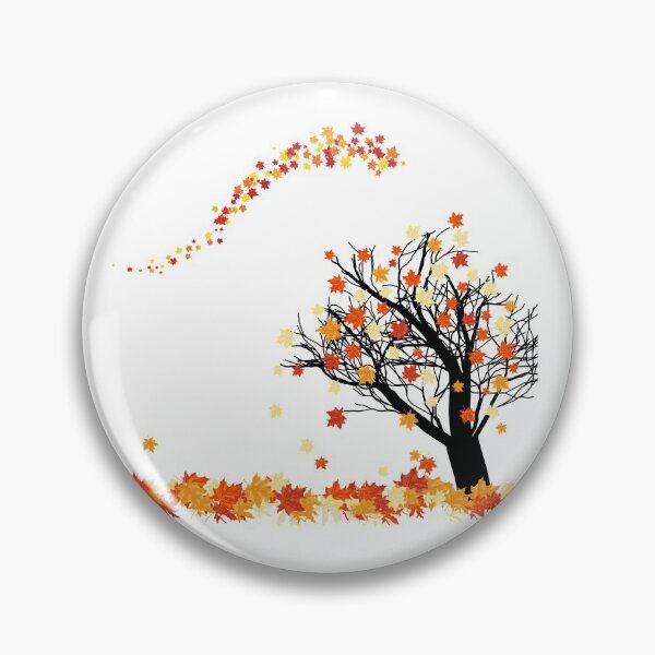 Item preview, Autumn tree with falling leaves designed and sold by CA-Creatives.