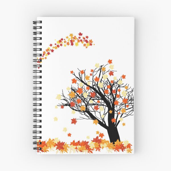 Item preview, Autumn tree with falling leaves designed and sold by CA-Creatives.