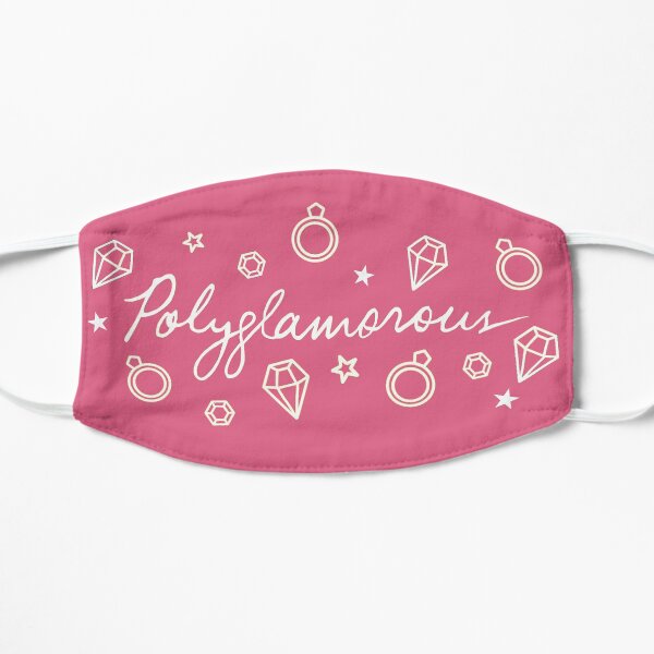 Polyglamorous Pink Flat Mask