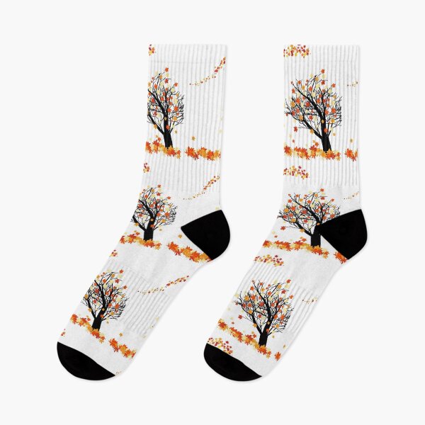 Item preview, Autumn tree with falling leaves designed and sold by CA-Creatives.