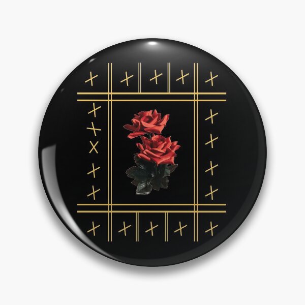 Item preview, Horizontal Vertical Lines with Red Roses designed and sold by sirrab.