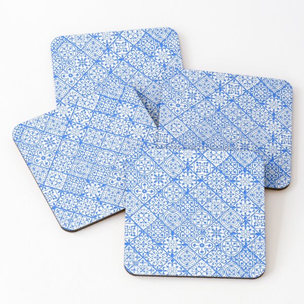 Item preview, Ornate pattern, Ornamental Design  - Portuguese tile style, Blue, White designed and sold by ohaniki.