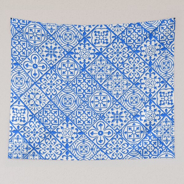 Item preview, Ornate pattern, Ornamental Design  - Portuguese tile style, Blue, White designed and sold by ohaniki.