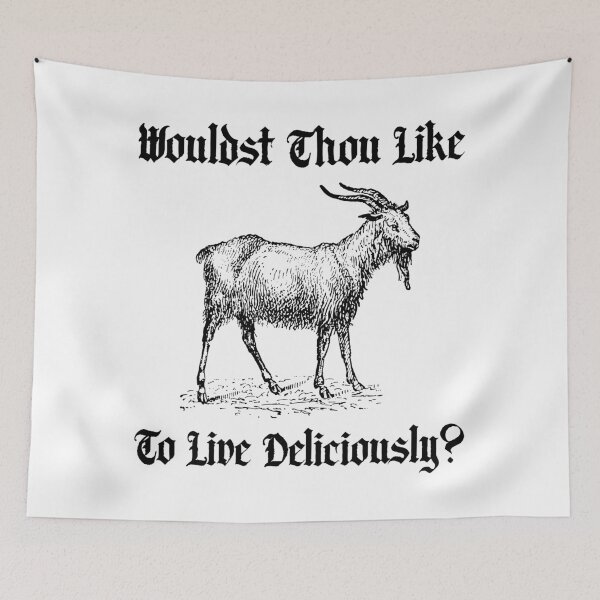 Item preview, Wouldst Thou Like To Live Deliciously? designed and sold by DeadSexyDesign.