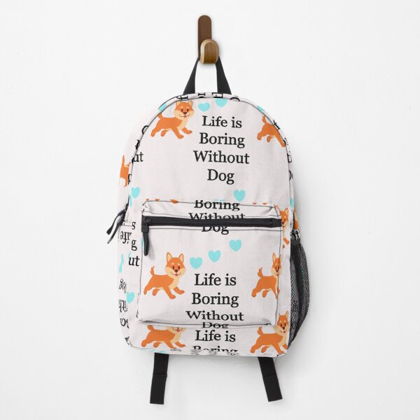 Item preview, Life is boring without dog designed and sold by Lakki-s.