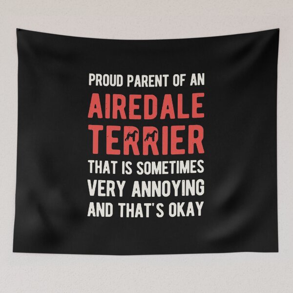 Item preview, Funny Airedale Terrier designed and sold by artworkbyrihen.