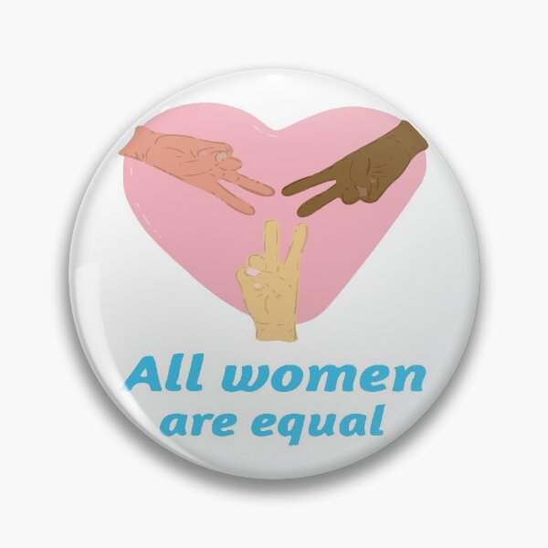 Item preview, all women are equal big heart womens day celebration  designed and sold by joy4shirt.