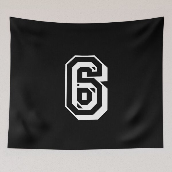 Item preview, 6 number college scripture designed and sold by GeogDesigns.