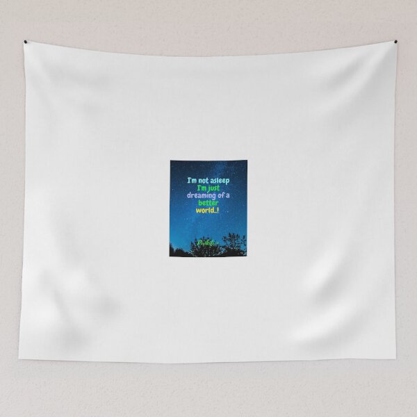 Item preview, I'm not asleep ... I'm just dreaming of a better world ..! designed and sold by pirikiti64-.