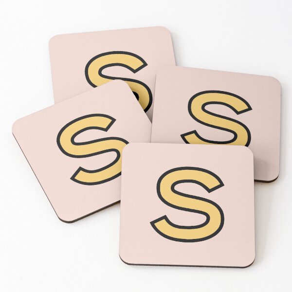 Item preview, Funky Yellow Letter S designed and sold by D-Spot Shop.