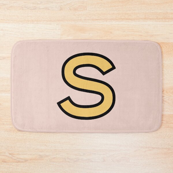 Item preview, Funky Yellow Letter S designed and sold by D-Spot Shop.