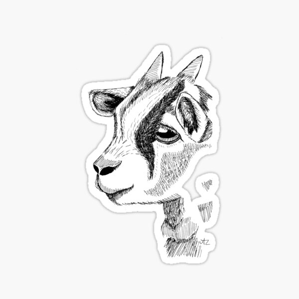 Vista previa del artículo con la obra «Cabrito», diseñado y vendido por LegendOfZeldy.