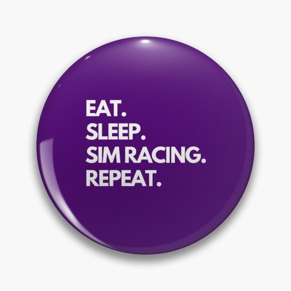 Item preview, Eat Sleep Sim Racing Repeat designed and sold by TheGreekGuy.