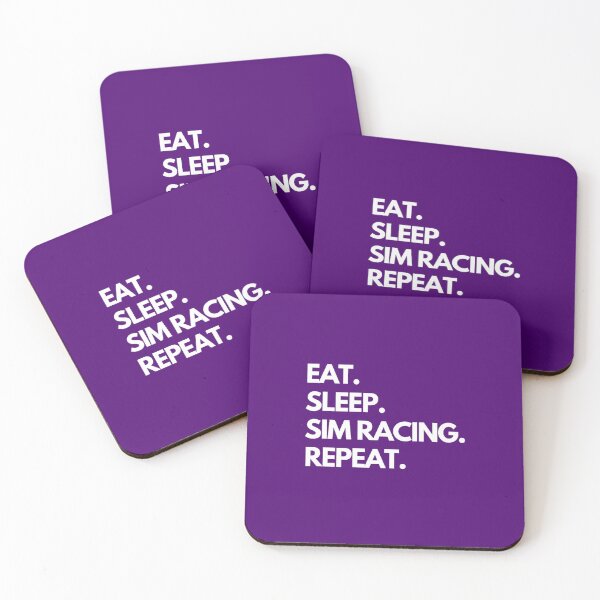 Item preview, Eat Sleep Sim Racing Repeat designed and sold by TheGreekGuy.