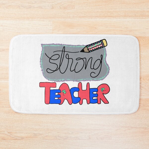 Item preview, Teacher Strong in class or virtually trendy designed and sold by dalypdesign.