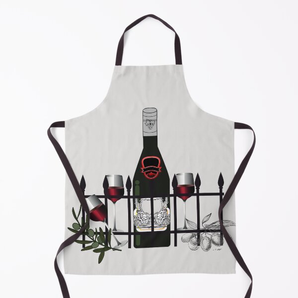 Item preview, Red Wine bottle and glasses of red wine designed and sold by Jennifer Morcom.