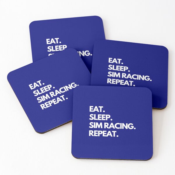 Item preview, Eat Sleep Sim Racing Repeat designed and sold by TheGreekGuy.