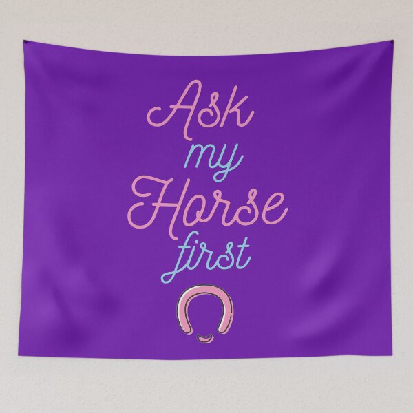 Item preview, Ask my horse first designed and sold by Real Equestrian.