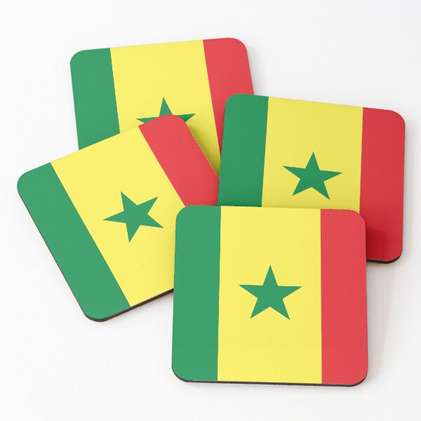 Item preview, Senegal Senegalese ensign flag designed and sold by GeogDesigns.