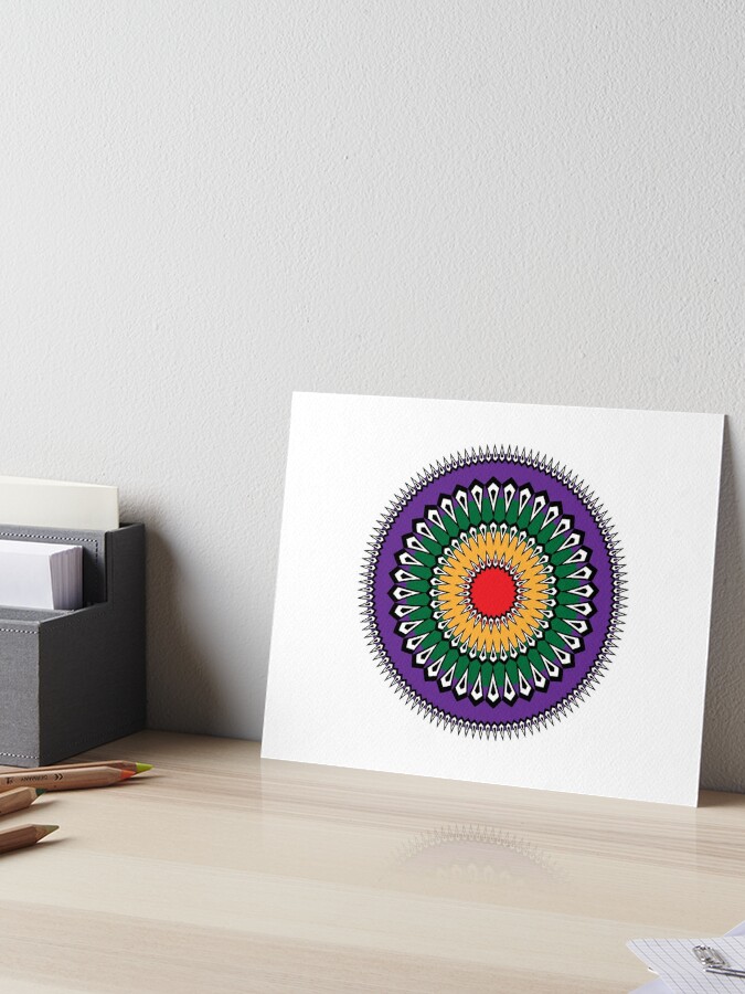 Mandala Art Art Board Print for Sale by artesiaKT