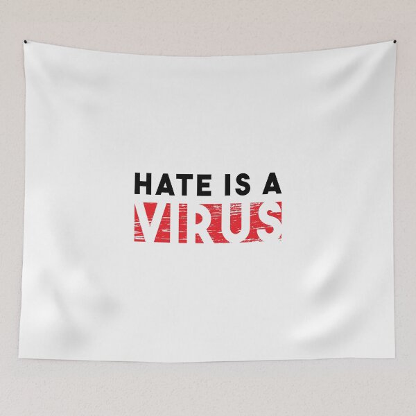 Item preview, Hate is a Virus 'White Edition' designed and sold by Luxury-Outfits.
