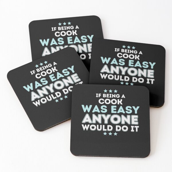 Artikelvorschau, If Being a Cook Was Easy Anyone Would Do It entworfen und verkauft von geniusshirtsss.