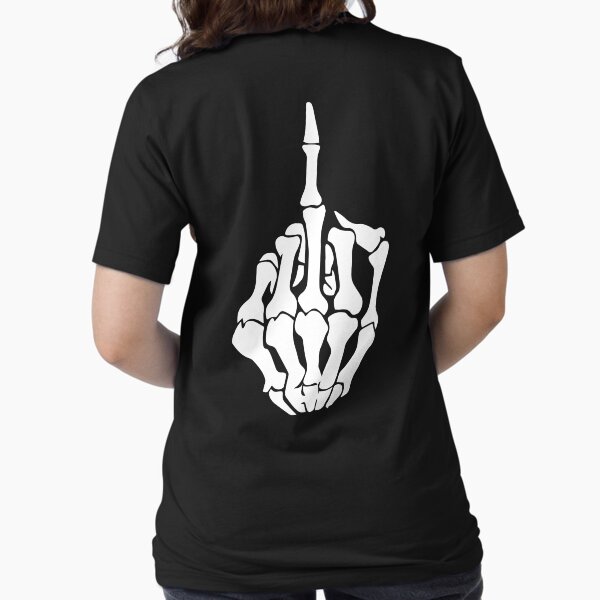 Item preview, skeleton middle finger designed and sold by ubantee.