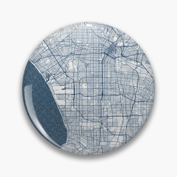 Item preview, Los Angeles City Map of California, USA - Coastal designed and sold by deMAP.