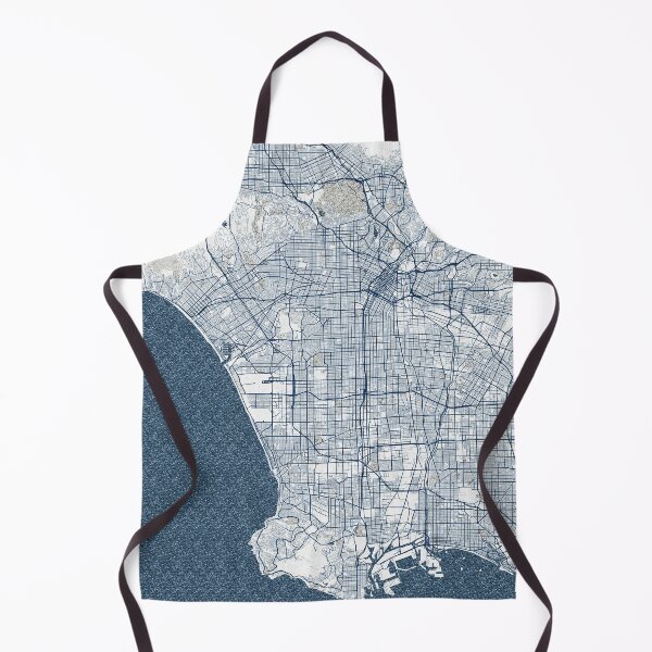 Item preview, Los Angeles City Map of California, USA - Coastal designed and sold by deMAP.
