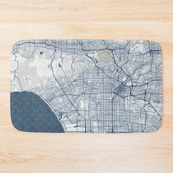 Item preview, Los Angeles City Map of California, USA - Coastal designed and sold by deMAP.