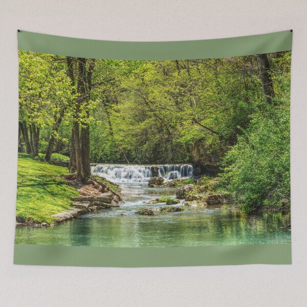 Item preview, Spring Lush Ozarks Waterfall designed and sold by mljdwhite.