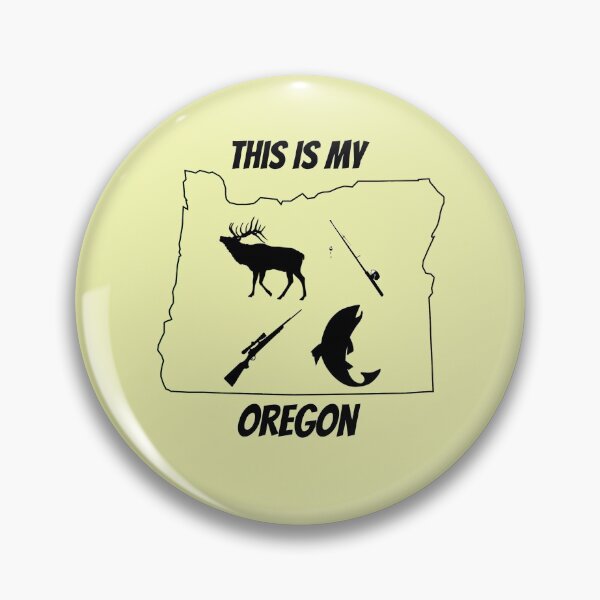 Item preview, This Is My Oregon Hunting and Fishing theme designed and sold by LeftFieldFunny.