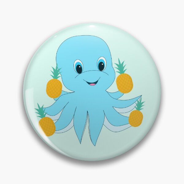 Item preview, Pineapple Octopus designed and sold by TheGoToStore.