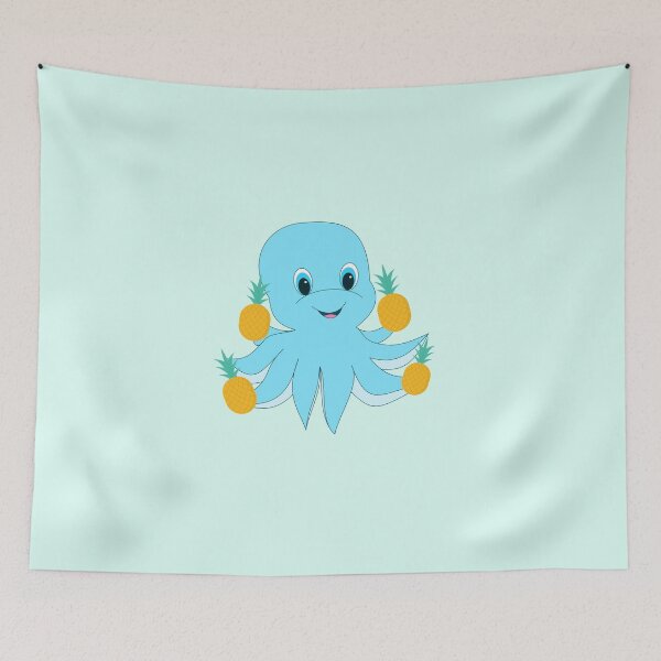 Item preview, Pineapple Octopus designed and sold by TheGoToStore.