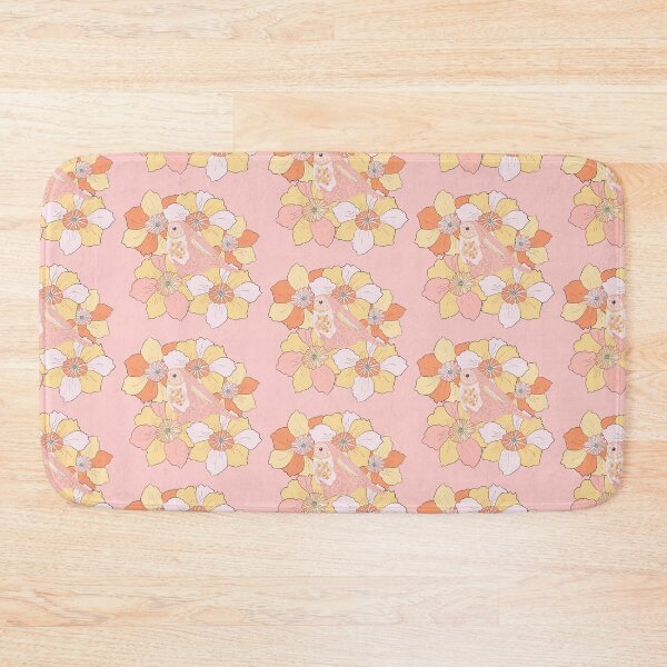 Item preview, Girly Pink Bird Vintage Boho Flowers designed and sold by ZophiaSolaris.