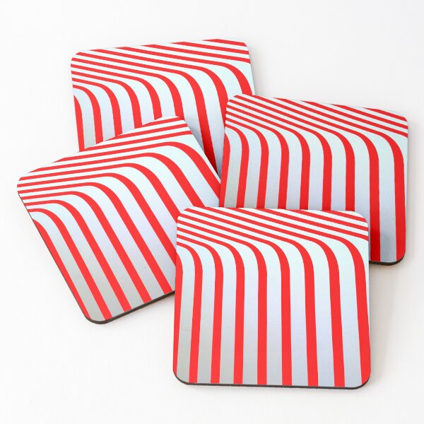 Item preview, Red  Stripes Pattern  designed and sold by Wahbastore.