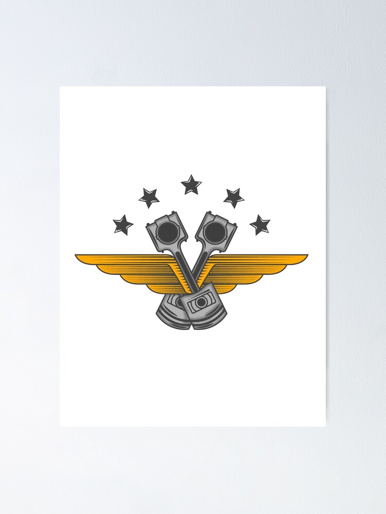 "Piston Army." Poster for Sale by ItsChrisYo Redbubble