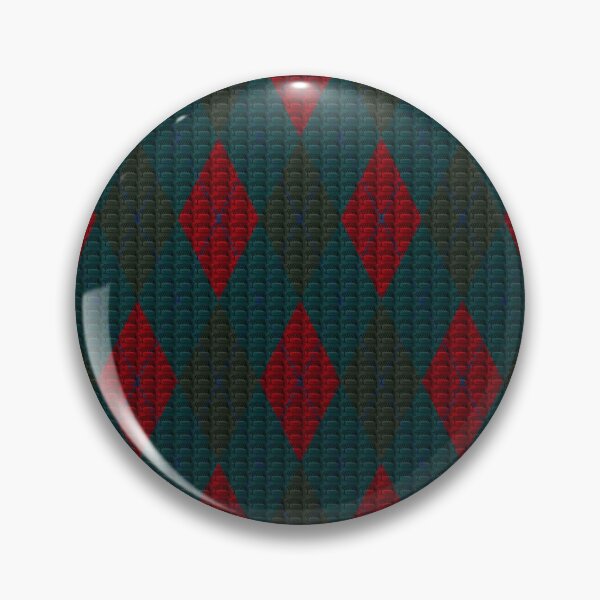 Item preview, Classic Blue Black Red Argyle Redefined designed and sold by vortexatelier.