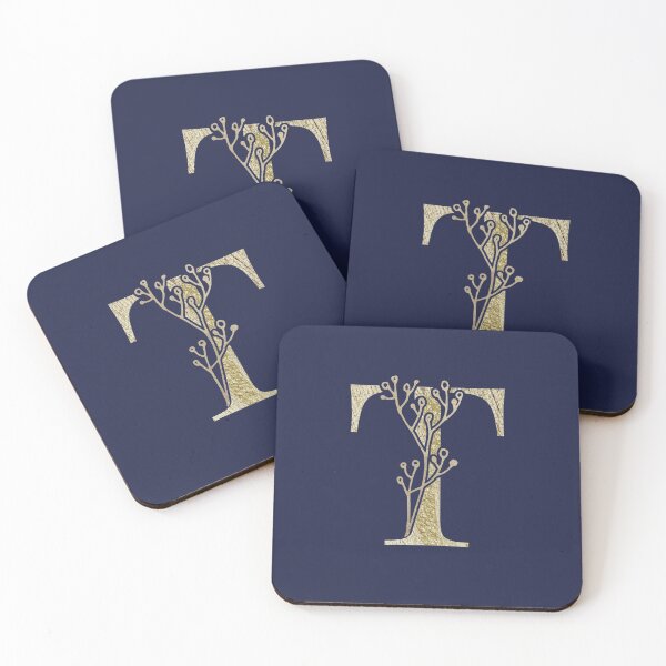Item preview, T Golden Letter designed and sold by HintofNature.