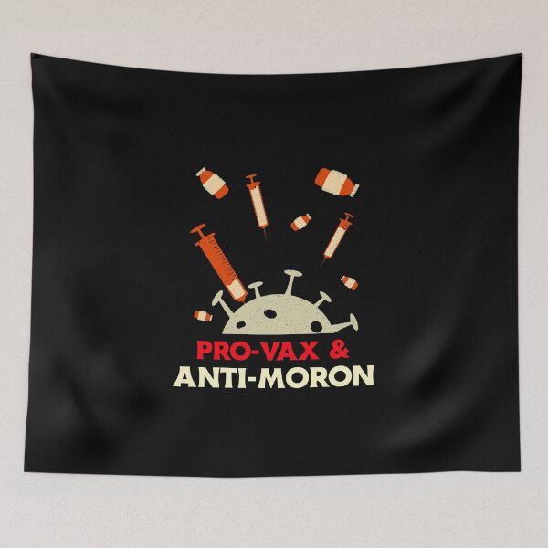 Item preview, Pro-Vax Anti-Moron Retro designed and sold by WPahat.